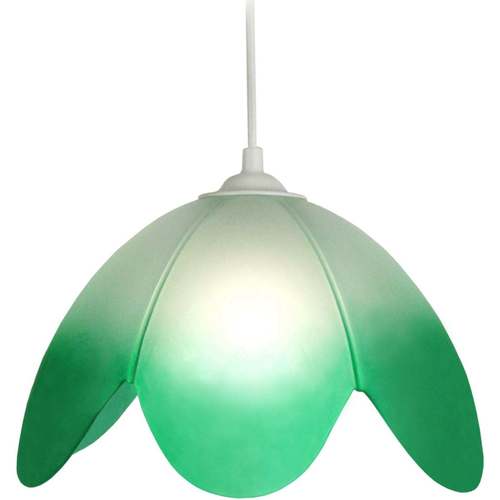 Maison & Déco Lustres / suspensions et plafonniers Tosel Suspension dôme verre vert Vert