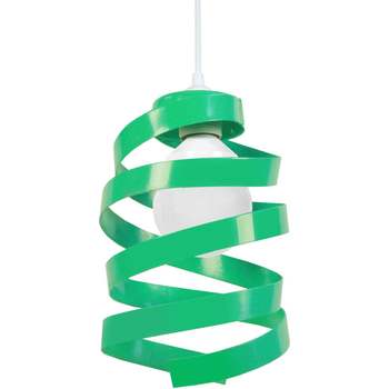 Maison & Déco Lustres / suspensions et plafonniers Tosel Suspension géométrique métal vert Vert