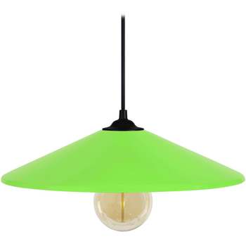 Lampe De Chevet Bras Métal Lustres / suspensions et plafonniers Tosel Suspension conique métal vert Vert