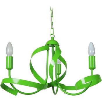 Maison & Déco Lustres / suspensions et plafonniers Tosel Lustre multi bras métal vert Vert