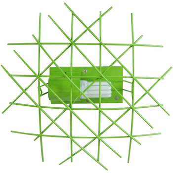 Maison & Déco Lustres / suspensions et plafonniers Tosel Plafonnier géométrique métal vert Vert
