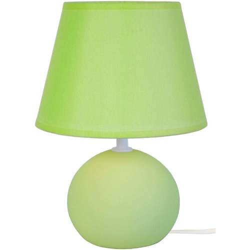 Flora And Co Lampes de bureau Tosel Lampe de chevet globe bois vert Vert