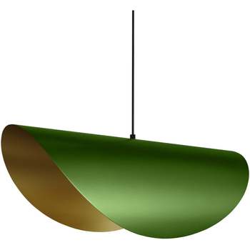 Maison & Déco Lustres / suspensions et plafonniers Tosel Suspension géométrique métal vert et or Vert