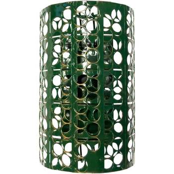 Maison & Déco Appliques Tosel Applique demi cylindrique métal vert et or Vert