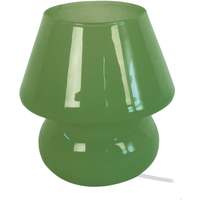 Maison & Déco Lampes de bureau Tosel Lampe de chevet champignon verre vert olive Vert
