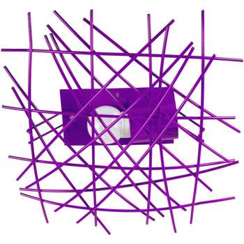 Maison & Déco Lustres / suspensions et plafonniers Tosel Plafonnier géométrique métal violet Violet