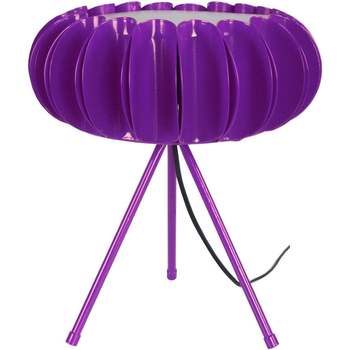 Maison & Déco Lampes de bureau Tosel Lampe a poser ronde métal violet Violet