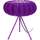 Maison & Déco Lampes de bureau Tosel Lampe a poser ronde métal violet Violet