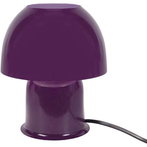 Maison & Déco Lampes de bureau Tosel Lampe de chevet champignon métal violet Violet