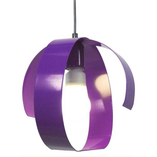 Pochettes / Sacoches Lustres / suspensions et plafonniers Tosel Suspension géométrique métal violet Violet