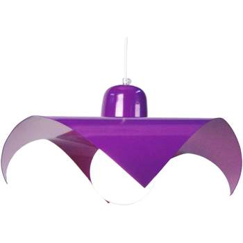 Maison & Déco Lustres / suspensions et plafonniers Tosel Suspension abstract métal violet Violet