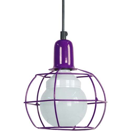 Lampe De Chevet Bras Métal Lustres / suspensions et plafonniers Tosel Suspension géométrique métal violet Violet