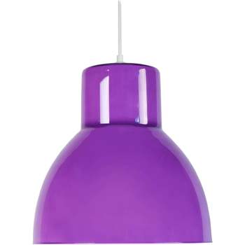 Maison & Déco Lustres / suspensions et plafonniers Tosel Suspension dôme verre violet Violet