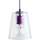 Maison & Déco Lustres / suspensions et plafonniers Tosel Suspension conique verre violet Violet