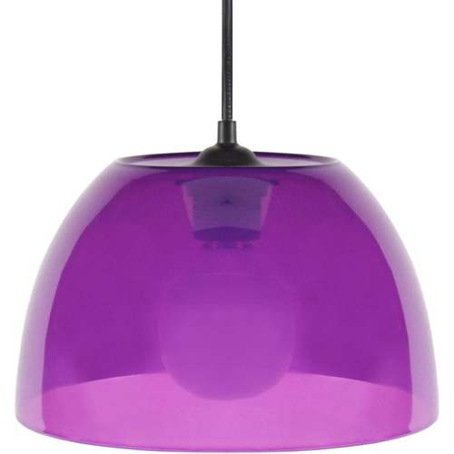 Maison & Déco Lustres / suspensions et plafonniers Tosel Suspension dôme plastique violet Violet