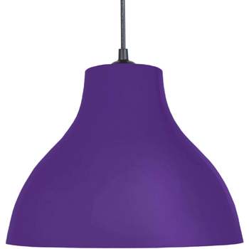 Maison & Déco Lustres / suspensions et plafonniers Tosel Suspension dôme métal violet Violet