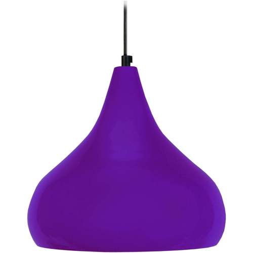 Maison & Déco Lustres / suspensions et plafonniers Tosel Suspension larme métal violet Violet