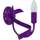 Maison & Déco Appliques Tosel Applique bras métal violet Violet