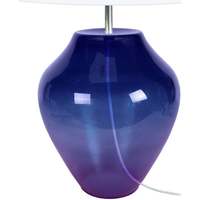 LA MODE RESPONSABLE Lampes de bureau Tosel Lampe a poser vase verre violet et blanc Violet