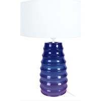 Tops / Blouses Lampes de bureau Tosel Lampe de chevet conique verre violet et blanc Violet