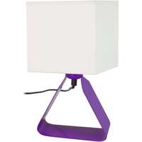 Ski / Snowboard Lampes de bureau Tosel Lampe de chevet géométrique métal violet et écru Violet