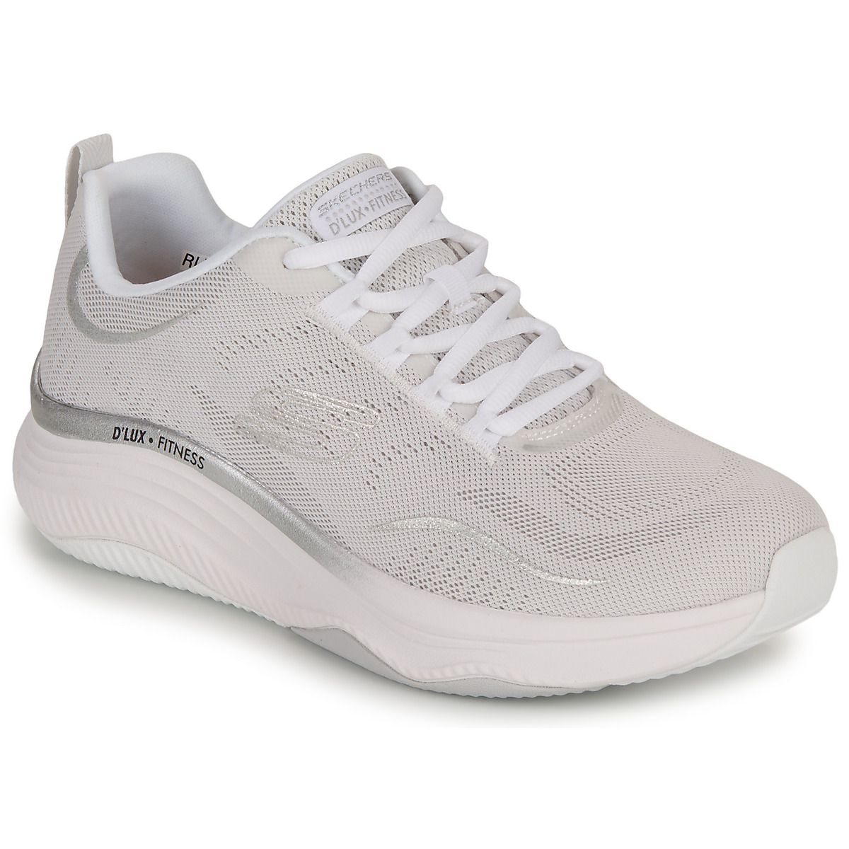 Chaussures Femme Мужская обувь Skechers 216012-NVBL RELAXED FIT: D'LUX FITNESS - PURE GLAM White