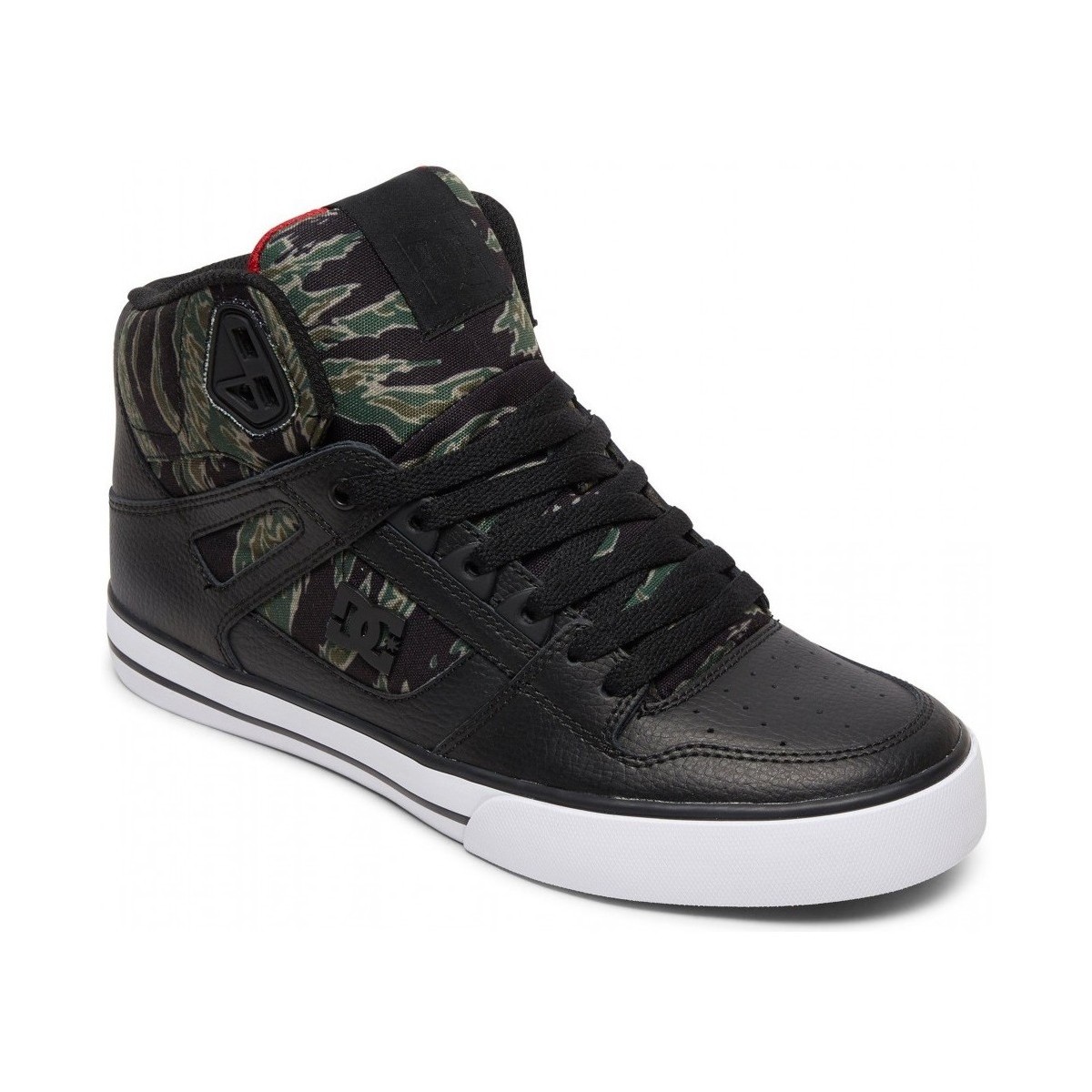 Chaussures Chaussures de Skate DC Shoes PURE HT WC SP black camo print Noir