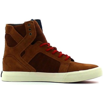 Chaussures Chaussures de Skate Supra KIDS SKYTOP monk haute red off white Multicolore