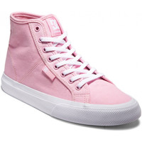 Chaussures Femme Chaussures de Skate DC Shoes MANUAL HI pink Rose