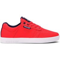 Chaussures Enfant Chaussures de Skate Supra Westway kids red navy white Rouge