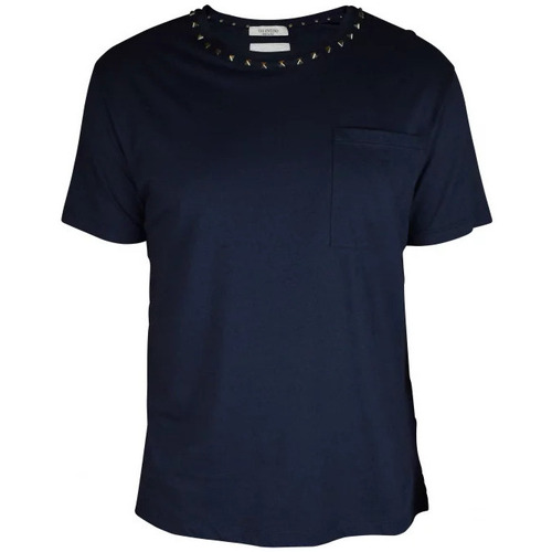 Vêtements Homme T-shirts & Polos Valentino plakett T-shirt Bleu
