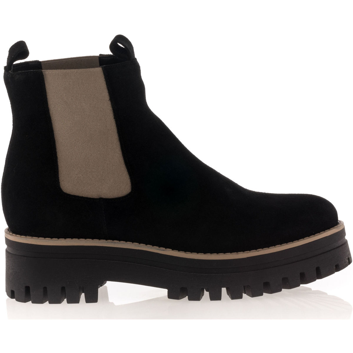 Chaussures Femme Женские ботинки в стиле prada boots zip pocket black Boots / bottines Femme Noir Noir