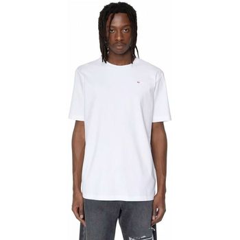 Vêtements Homme T-shirts & Polos Diesel A06418 0HFAX - T-JUST-MICRODIV-100 Blanc