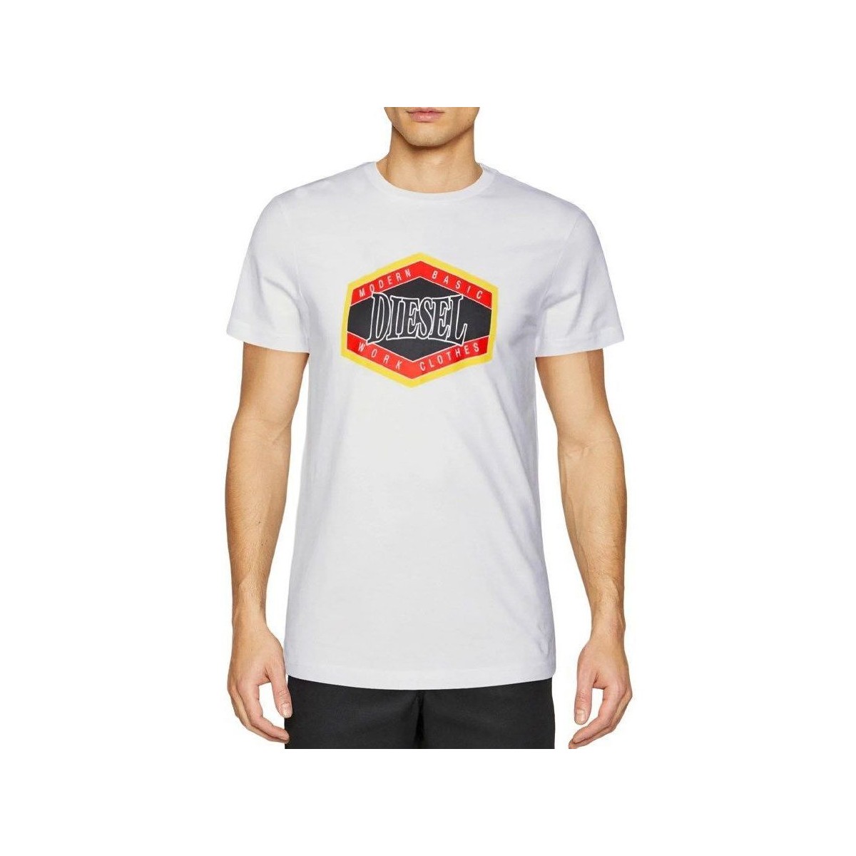 Vêtements Homme T-shirts & Polos Diesel A06497 0GRAI T-DIEGOR-100 Blanc