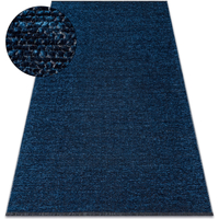 Newlife - Seconde Main Tapis Rugsx Tapis FLORENCE 24021 Uni, glamour, tissé à 155x220 cm Bleu
