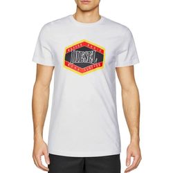 Vêtements Homme T-shirts T-Shirt & Polos Diesel A06497 0GRAI T-DIEGOR-100 Blanc