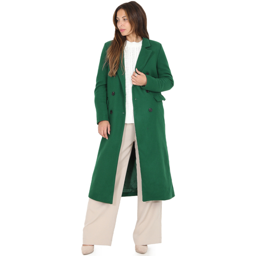 La Modeuse 64358_P146972 Vert - Vêtements Manteaux Femme 49,99 €