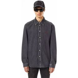Vêtements Homme Chemises manches longues Diesel A03534 D-SIMPLY-0CGAC Noir