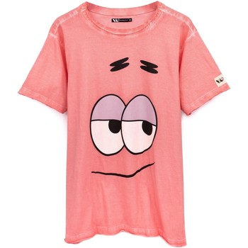 Vêtements T-shirts manches longues Spongebob Squarepants  Rouge