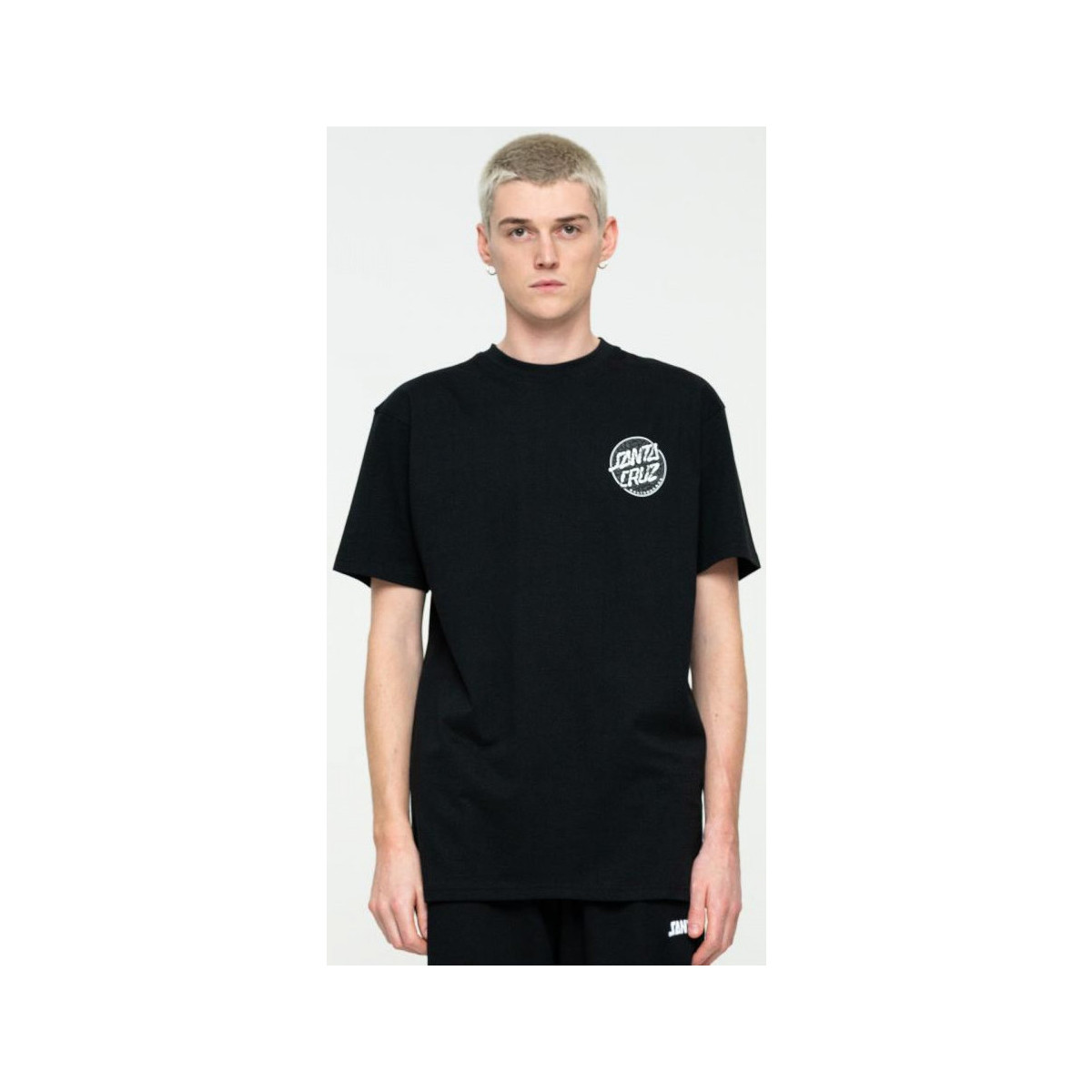 Vêtements Homme T-shirts & Polos Santa Cruz Alive dot t-shirt Noir