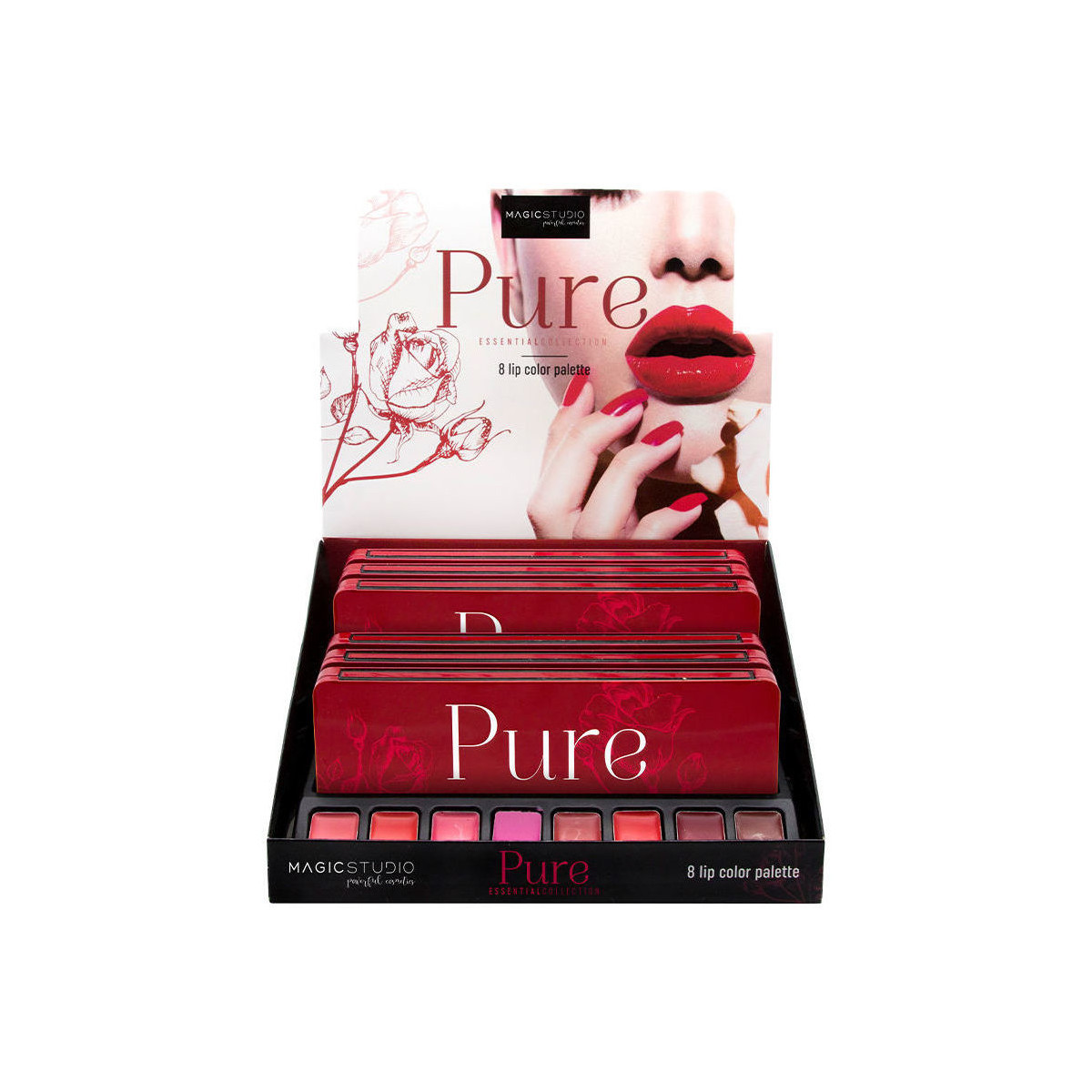 Beauté Blush & poudres Magic Studio Pure Lip Color Palette 10,5 Gr 