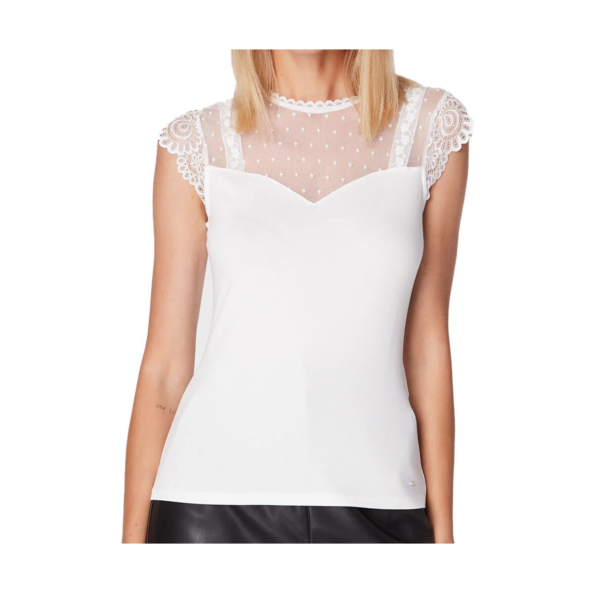 Vêtements Femme T-shirts & Polos Morgan 222-DALALI Blanc