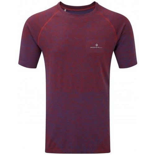 Vêtements Homme T-shirts manches courtes Ronhill Infinity Spacedye SS Tee Bordeaux