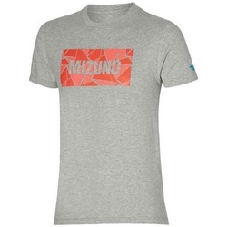 Vêtements Homme T-shirts manches courtes Mizuno Athletic Tee Gris