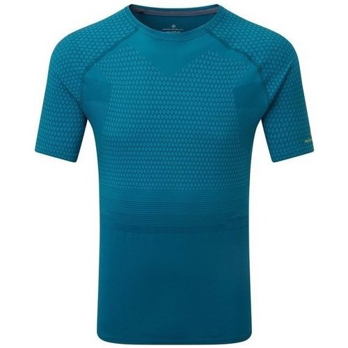 Vêtements Homme T-shirts manches courtes Ronhill Mens Tech Marathon SS Tee Turquoise