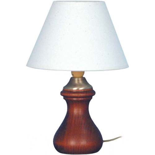 Maison & Déco Lampes de bureau Tosel Lampe de chevet colonne bois foncé Marron