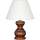 Maison & Déco Lampes de bureau Tosel Lampe de chevet colonne bois foncé Marron