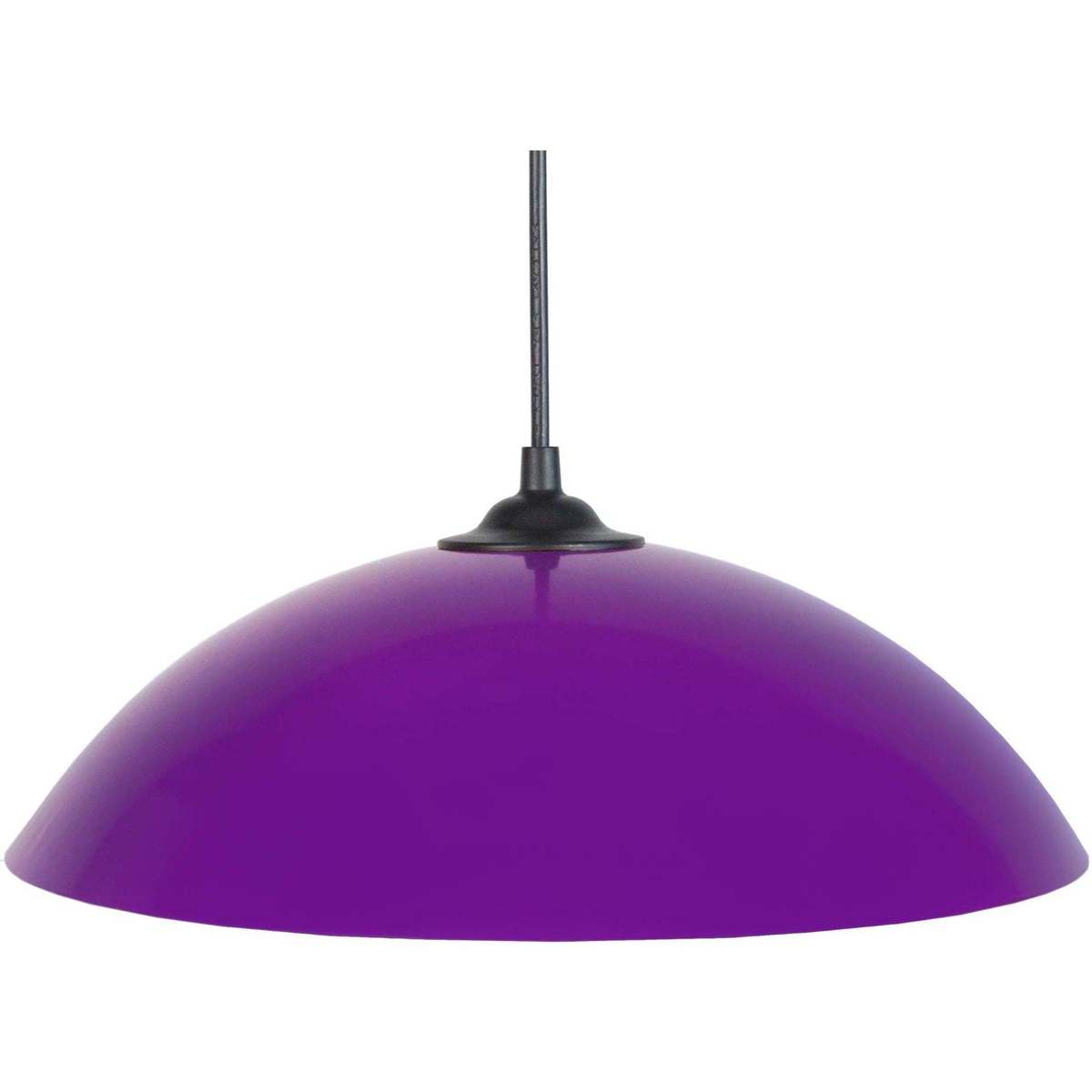 Maison & Déco Lustres / suspensions et plafonniers Tosel Suspension dôme métal violet Violet