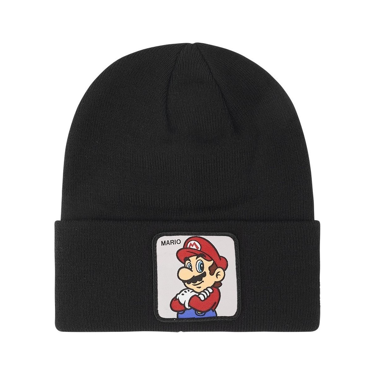 Accessoires textile Bonnets Capslab Bonnet homme Super Mario Bros Mario Noir