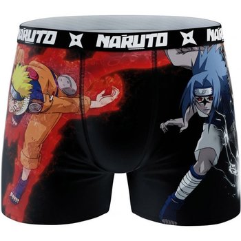 Sous-vêtements Homme Boxers Naruto Boxer Homme Microfibre ASS1 Noir Orange Noir